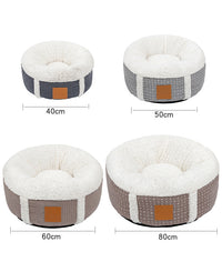 Winter Super Soft Warm Pet Bed Lamb Wool Kennel