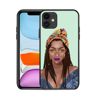 Compatible with Apple, Suitable for iPhoneX black girl phone case