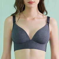 Nursing bra without steel ring