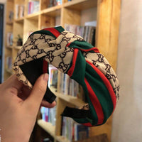 Bow tie double headband