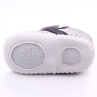Hand-stitched frosted toddler shoes