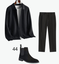 Men's Autumn And Winter Wool Knit Cardigan Loose Outer Wear