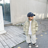 Boys Plus Velvet Pants Thick Casual One-piece Velvet Sweatpants