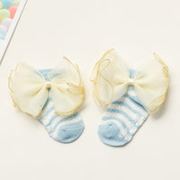 Summer Newborns 0-6-12 Months Bowknot Cotton Socks