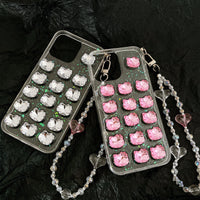 Epoxy Crystal Cat Shaped Phone Case