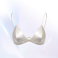 Wireless Silk Triangle Cup Bra