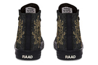High Top Canvas Shoes For Printing Lovers