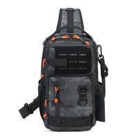 Multi-functional Fishing Single Rod Fishing Outdoor Sports Crossbody Bag