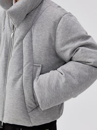 American-style Retro Stand-up Collar Padded Down Jacket