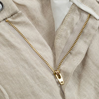 Loose-fitting Casual Linen Shorts For Men