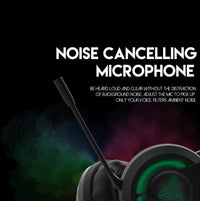 Head-mounted RGB breathing light headset