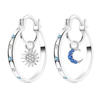 New European And American-style Double-layer Earrings For Women
