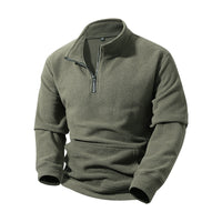 Men's Fashion Half-Zip Pullover Hoodie