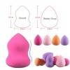 4 Pcs/Bag Wet And Dry Dual Cosmetic Puff