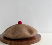 High-Quality Wool Beret Womens Wool Felt Painters Cap