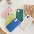 Compatible with Apple , Autumn winter plush mobile phone case