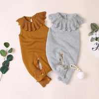 Baby Sleeveless Ruffle Romper