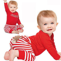 Christmas fawn long-sleeved two-piece suit