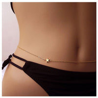 Star Jewelry Ocean Beach Five-pointed Star Waist Chain