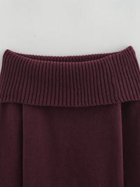 Women's One-shoulder Long-sleeve Sweater