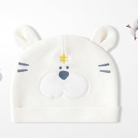 Cute Tiger Baby Hat Cotton Newborn Fetal Cap 0-6 Months Baby Fontanelle Protection