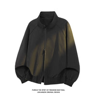 Men's Stand-Up Collar Short Work Jacket