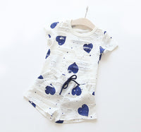 Ripped care Short sleeve T-shirt set