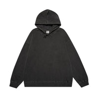 Cotton Terry Hoodie Autumn Solid Color