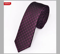 British Style Polyester Yarn Dyed Male 5cm Narrow Tie