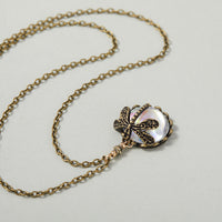 Dragonfly Green Crystal Creative Vintage Pendant Necklace