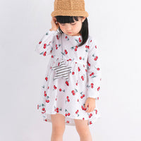 girl cute print flower dress