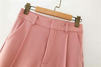 Temperament Ladies Suit Jacket High Waist Work Pants