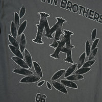 American Street Fashion Letter Printed Long Sleeve Wash