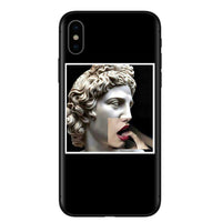 Oil painting Adam's creation of mobile phone case