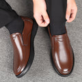 Soft-soled Soft Leather Non-slip Shoes For The Elderly