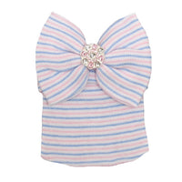 European and American baby striped tire hat big butterfly shiny diamond autumn and winter newborn baby knitted hat