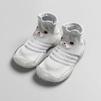 Non-slip knitted toddler shoes