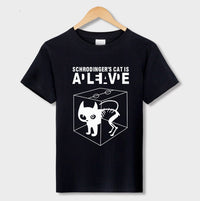 Han Hent The Big Bang Theory Shirt Schrodinger''s Cat T-shirt S Men Swag Funny Cotton Short Sleeve T Shirt S Summer T Shirt Homme