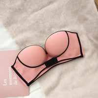 No steel ring gathers strapless underwear