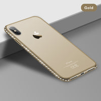 Transparent side drill mobile phone case