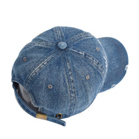 Retro Make Old Ripped Letters Baseball Hat