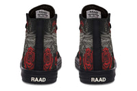 High Top Canvas Shoes For Printing Lovers