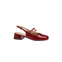 Women's Fashionable Retro Square-Toe Double-Breasted Sandals