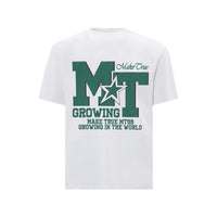 Fashion Brand Design Letter Printed Cotton Short Sleeve