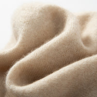 Double Layer Cashmere Knitted Hat Winter Fashion