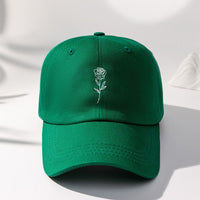 Men's And Women's Casual Simple Rose Washed Baseball Cap