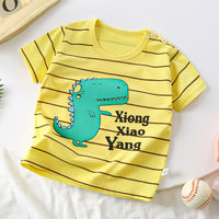Children's Pure Cotton Cartoon Short-sleeved Korean