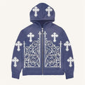 Fashion Casual Printed Polyester Sweater