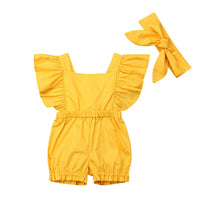 Baby Short Sleeve Thin Pineapple Print Baby Romper