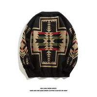 Men's Round Neck Sweater Lazy Personality Teenagers Cotton Knitwear